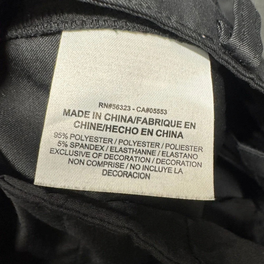 Nike Golf Pants Mens 36x30 ACTUAL‎ Dri-Fit Tech Straight Leg Black Athletic